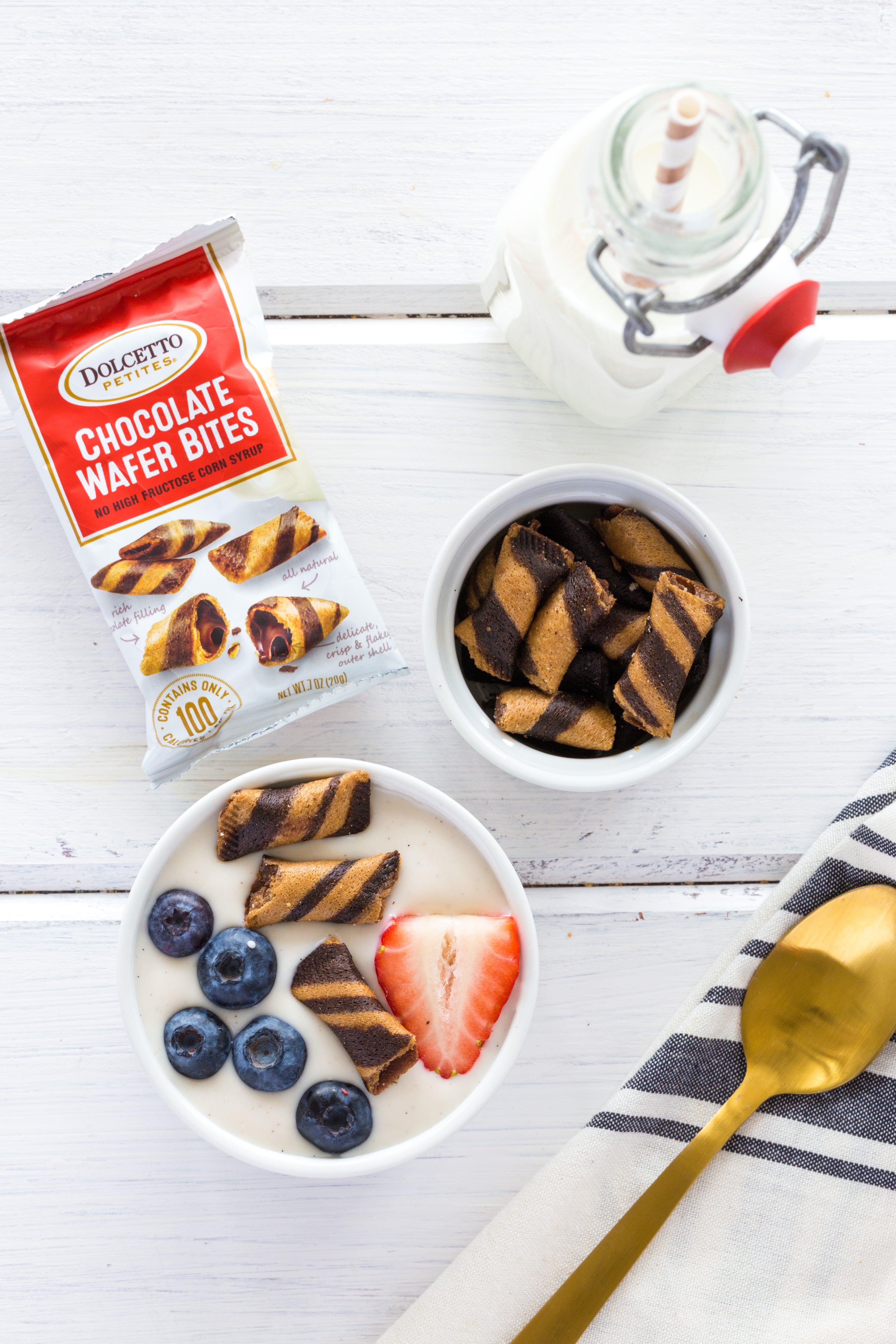 Dolcetto Wafer Bites – Chocolate (0.7 oz Single Serve Pack – 24/tray)