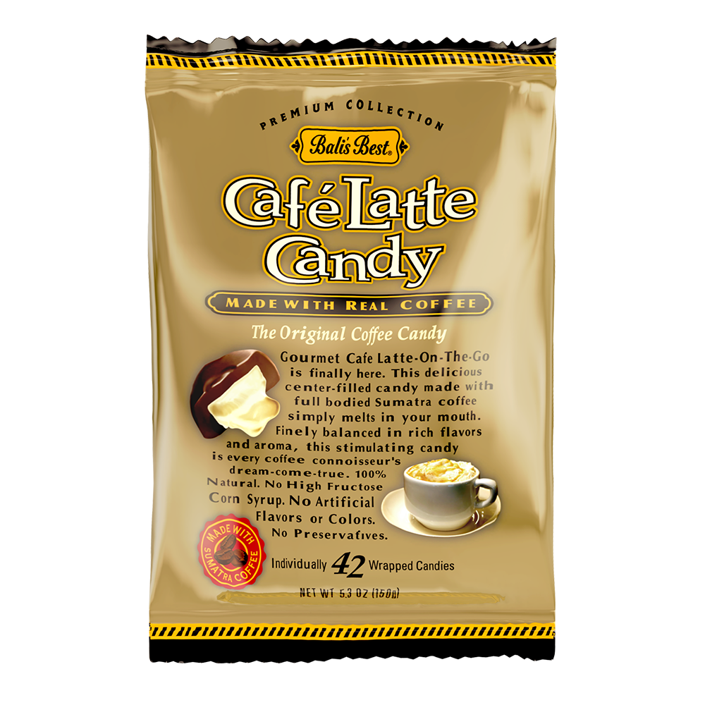 Bali’s Best Café Latte Candy – 5.3oz
