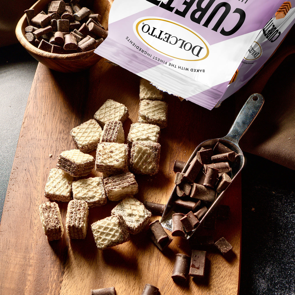 Dolcetto Cubetti Wafers - Dark Chocolate 8.8 oz
