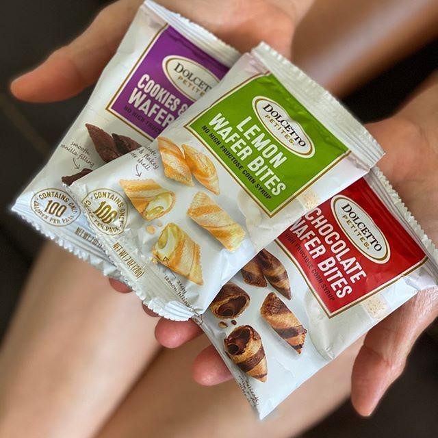 Dolcetto Wafer Bites – Cookies & Cream (0.7 oz Single Serve Pack – 24/tray)