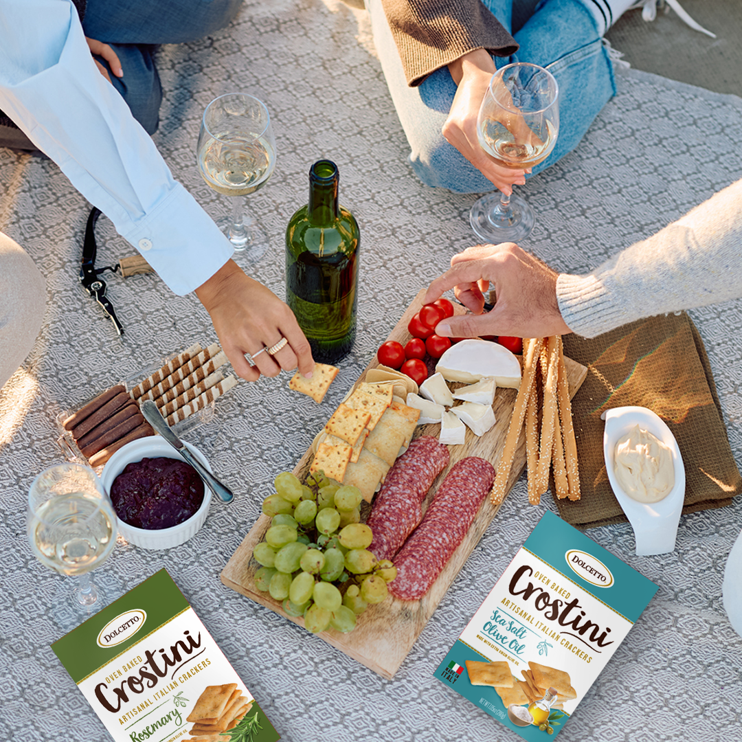 Dolcetto Crostini Crackers – Rosemary 7.05 oz Box