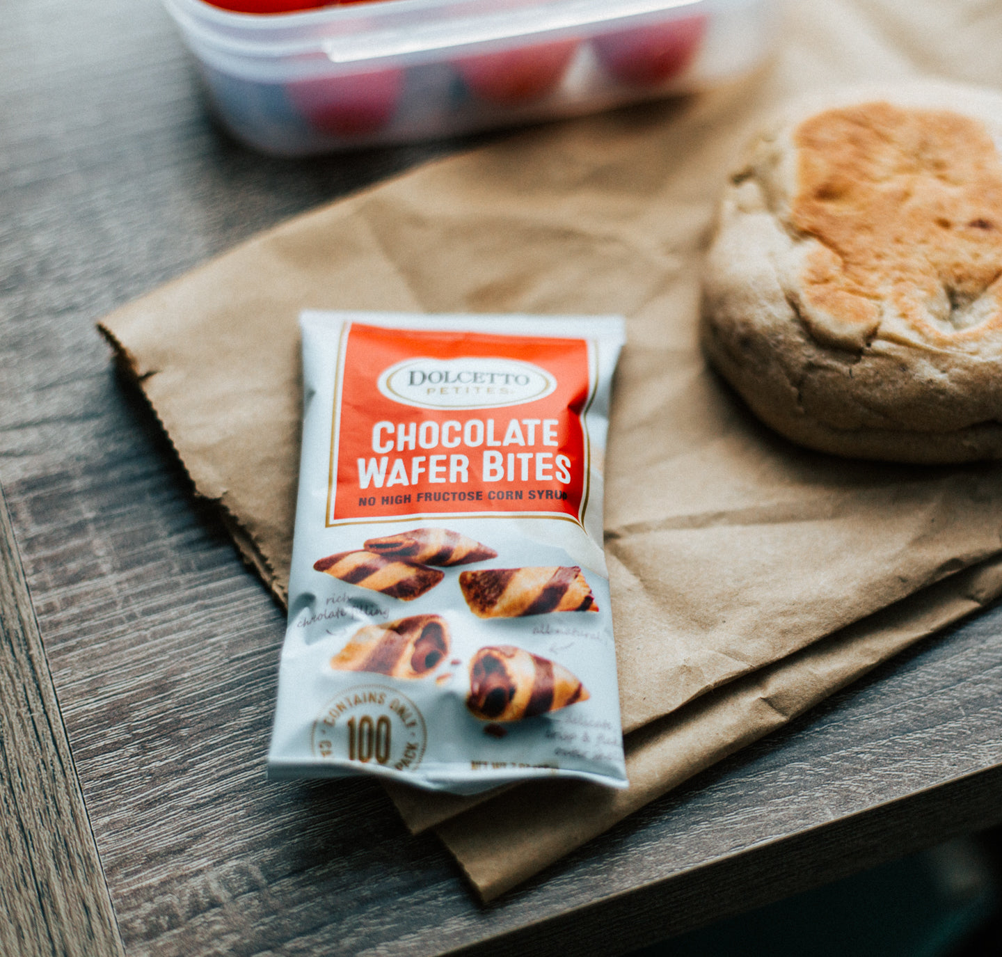 Dolcetto Wafer Bites – Chocolate (0.7 oz Single Serve Pack – 24/tray)