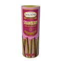 Dolcetto Wafer Rolls - Strawberry 3 oz Tin