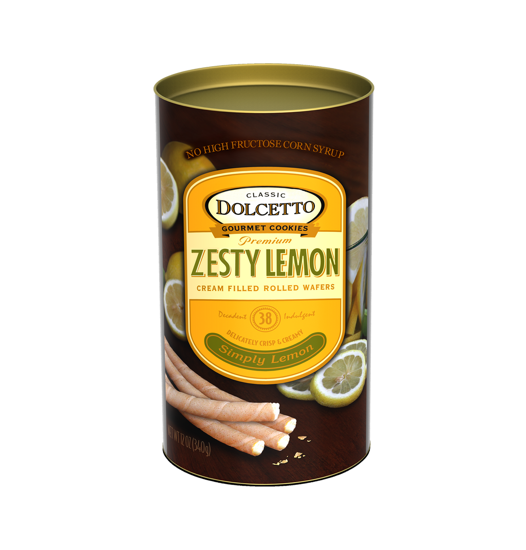 Dolcetto Wafer Rolls - Zesty Lemon 12 oz