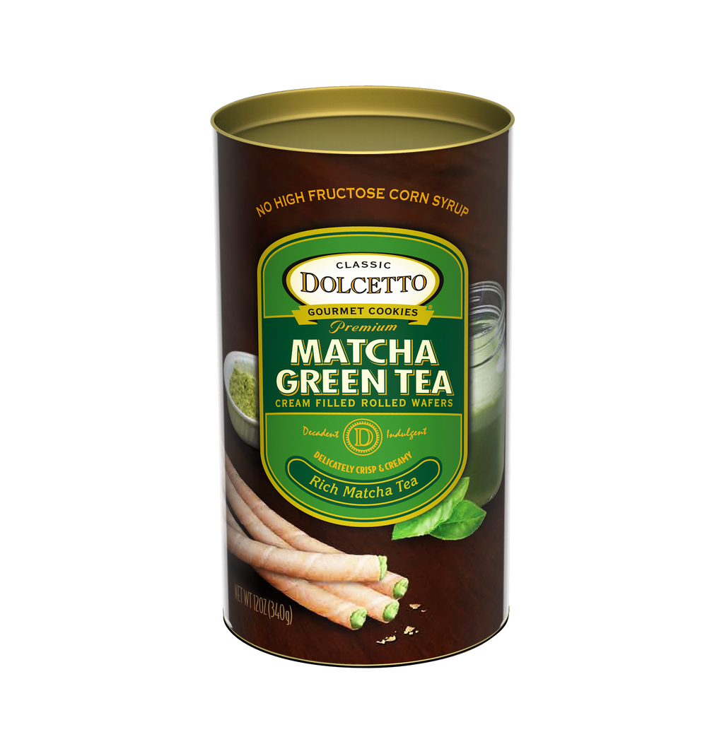 Dolcetto Wafer Rolls - Matcha Green Tea 12 oz