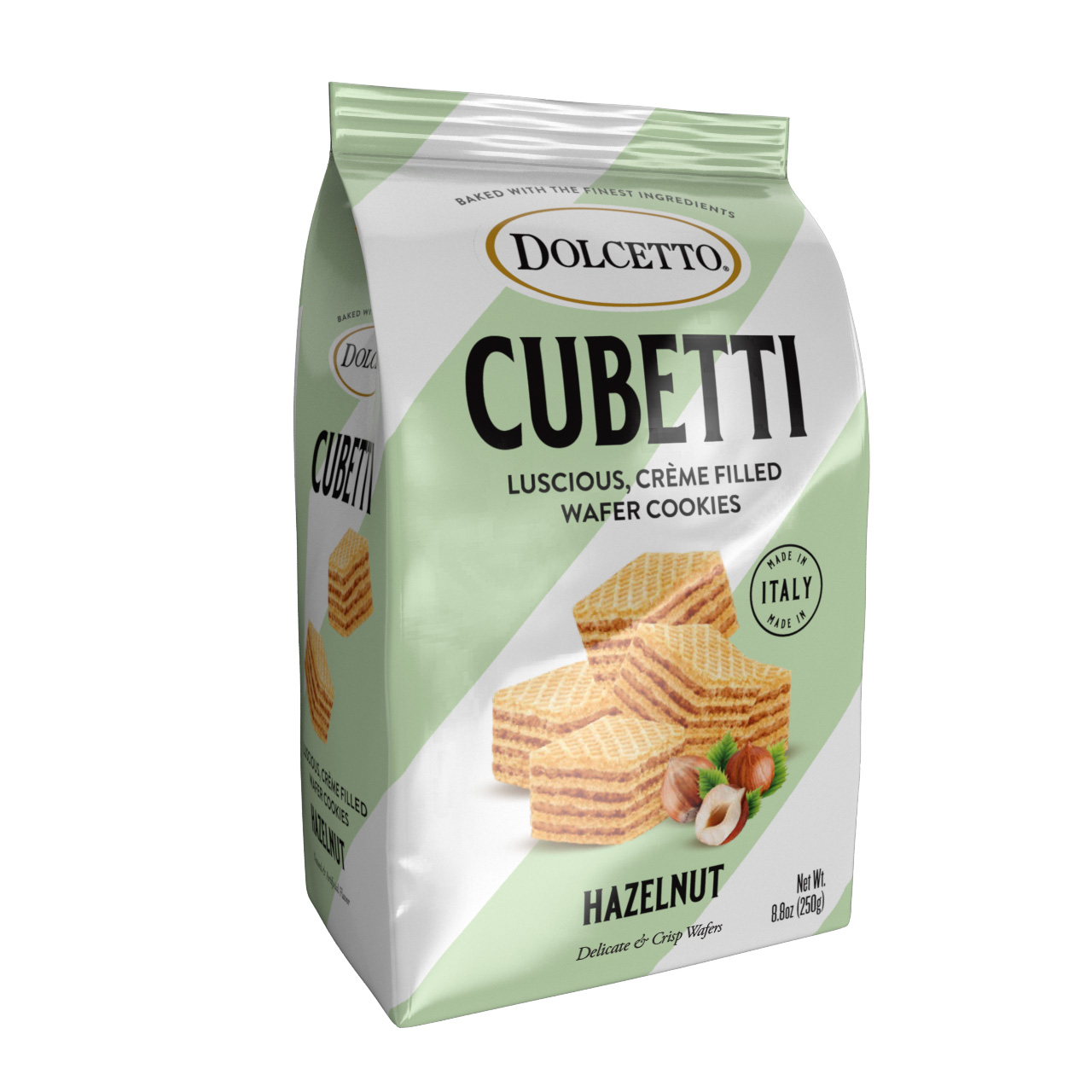 Dolcetto Cubetti Wafers - Hazelnut 8.8 oz