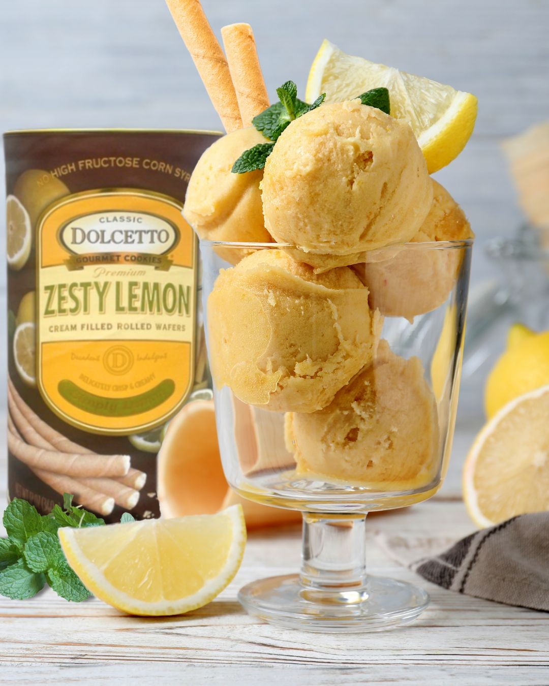 Dolcetto Wafer Rolls - Zesty Lemon 12 oz